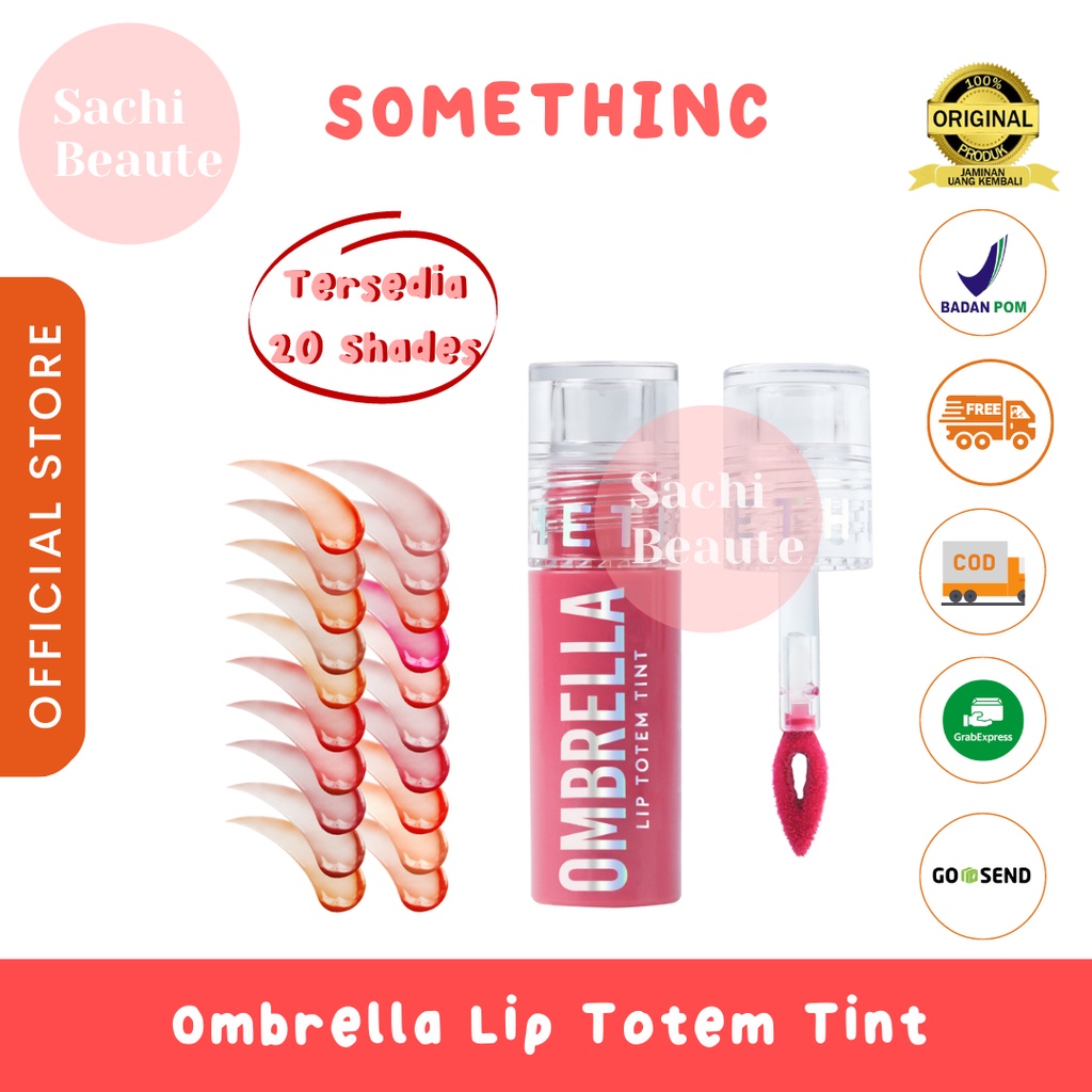 SOMETHINC OMBRELLA Lip Totem Tint - Lip Tint Bibir Plumpy Juicy Sehat
