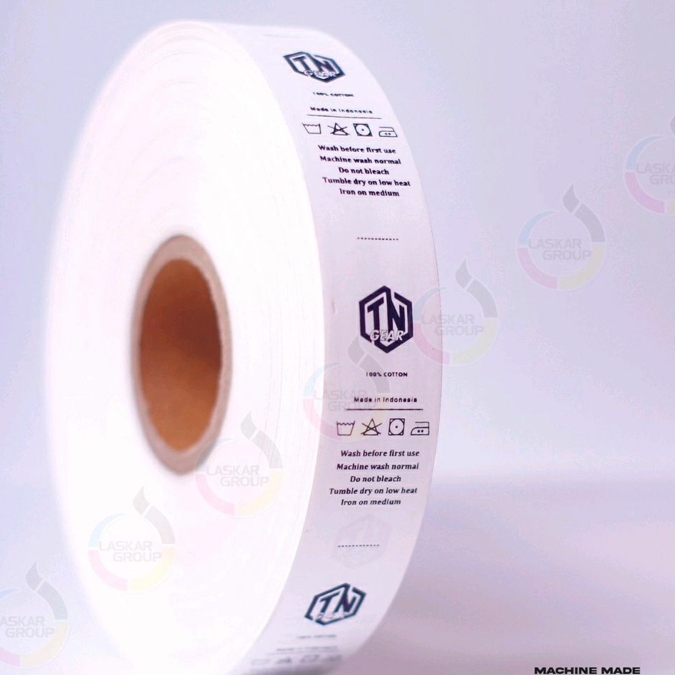 LABEL BAJU  LABEL SATIN ,  TAPETA LABEL SATIN LABEL PAKAIAN LABEL SIZE LANEL CAP LABEL KERAH LABEL W