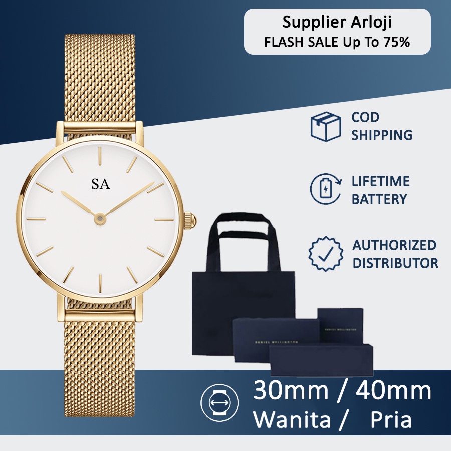 [ COD ] JAM TANGAN FASHION WANITA Q11-0978 RANTAI PASIR  FREE BATERAI || GROSIRAN JAM TANGAN FASHION PRIA TERLARIS ( BISA UNTUK KADO ) JAMINAN HARGA GROSIR !!!-Gold Putih