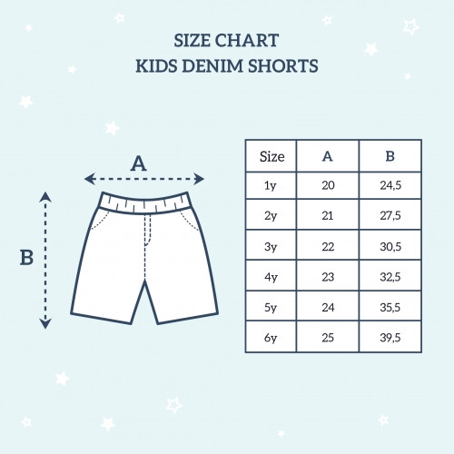 PNB187 CELANA PENDEK JEANS LITTLE PALMERHAUS KIDS DENIM SHORTS