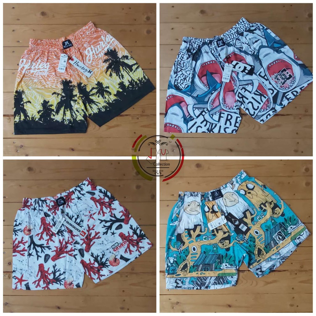 [BAYAR DI TEMPAT] Boxer motif pria dan wanita (Unisex) Boxer Distro Bandung BOXER BASIC ELEMENT