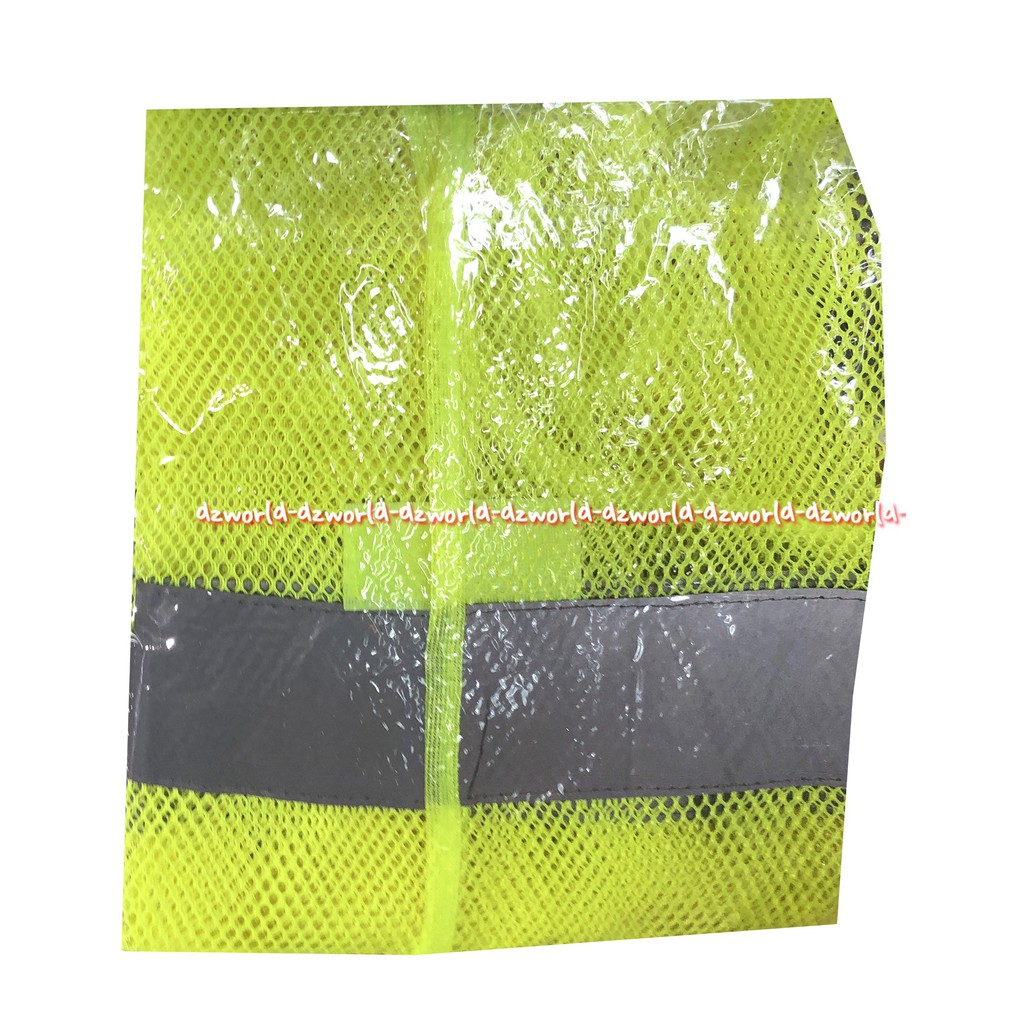 Krisbow Safety HV Clothing Yellow Rompi Jala Dengan Scotlight Grey Rompi Pengaman