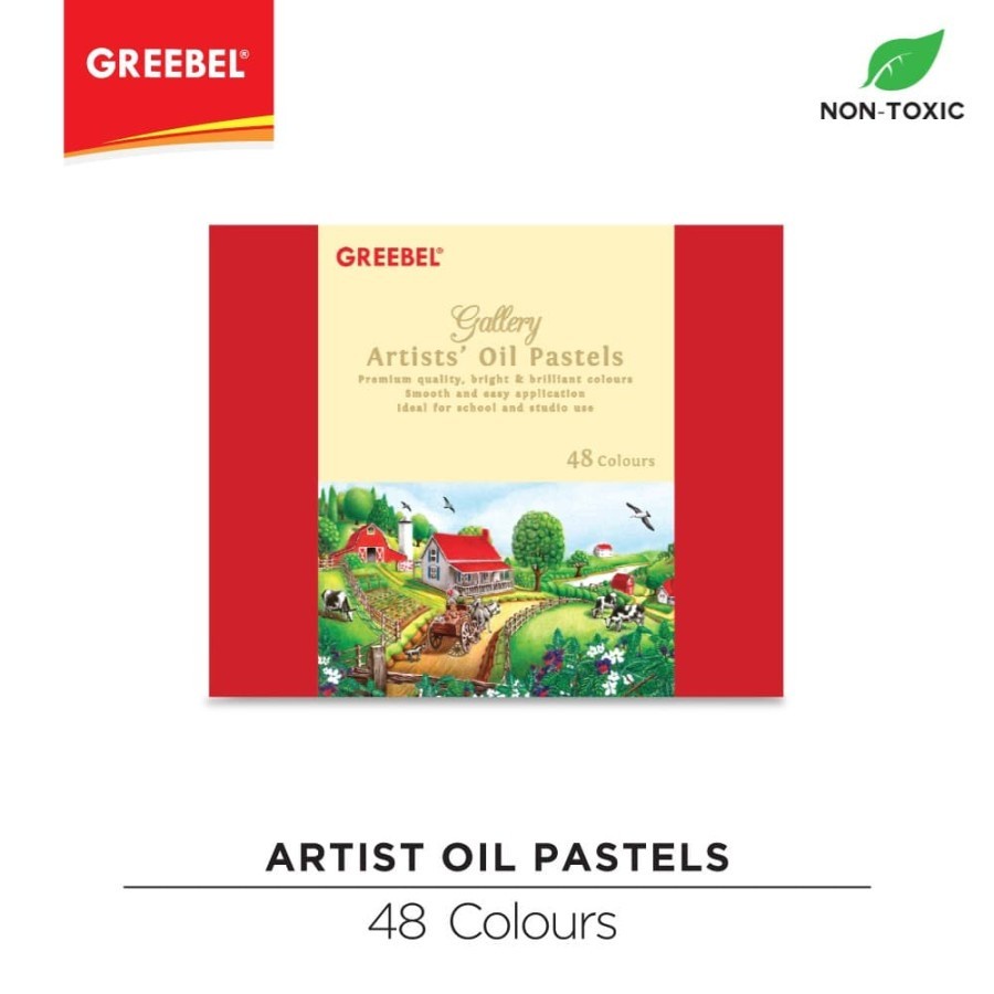 

GREEBEL ARTIST Crayon Oil Pastel 48 Warna