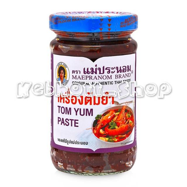 

Maepranom Brand Tom yum Paste Sauce 114gr | Mae Pranom Saus Tomyum