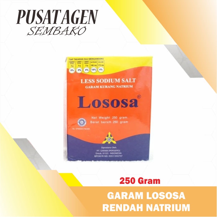 

GARAM DIET LOSOSA RENDAH NATRIUM SODIUM 250 G GR LESS SALT 250G 250GR