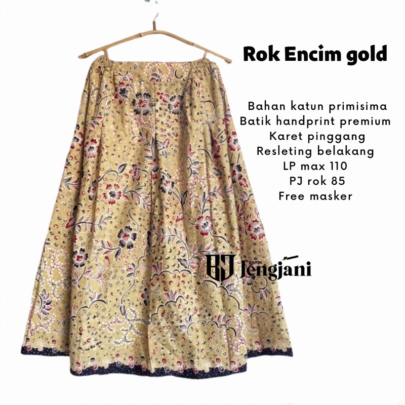 Rok Batik Encim Gold