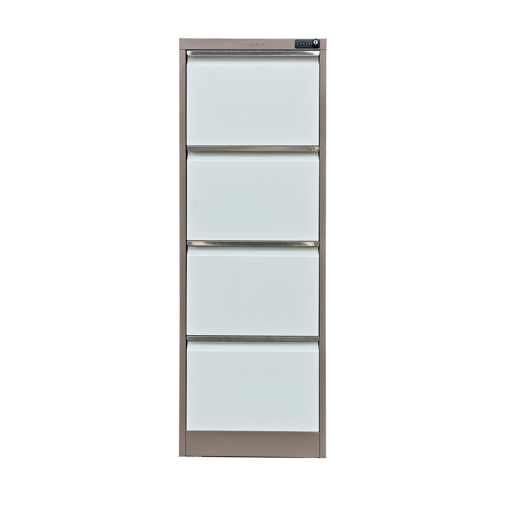 TIGER FC-D4A NEW LOCK BROWN WHITE Filling Cabinet | Shopee Indonesia