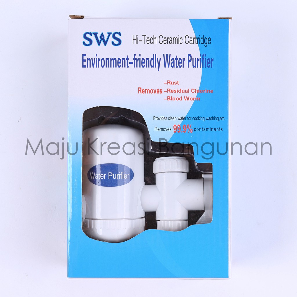 SWS Water Purifier Saringan Air Kran Filter Penyaring Keran Pembersih Hi-Tech Ceramic Cartridge