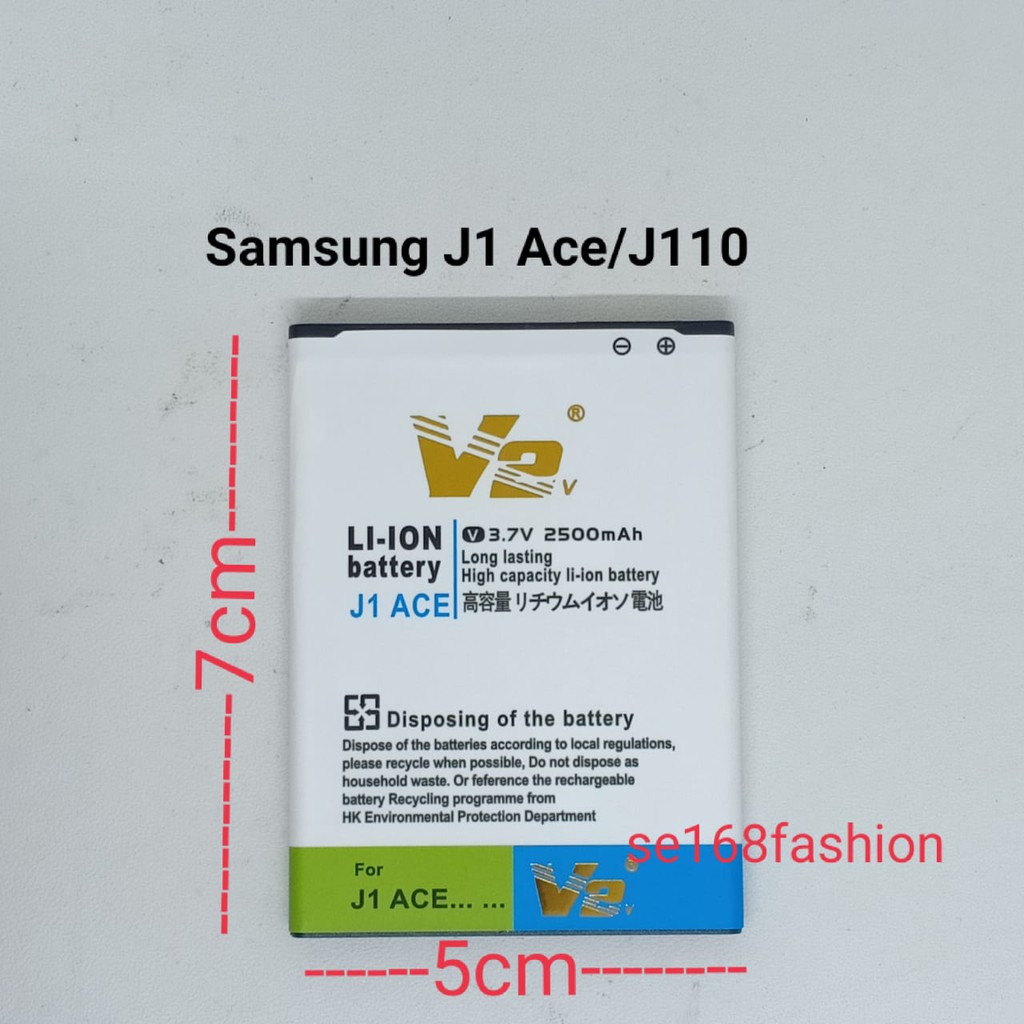 Baterai Samsung J1 ace J110 3g DoublePower Batre Batere Battery