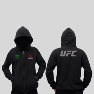 JAKET UFC REEBOK ZIPPER HOODIE JUMPER REBOOK