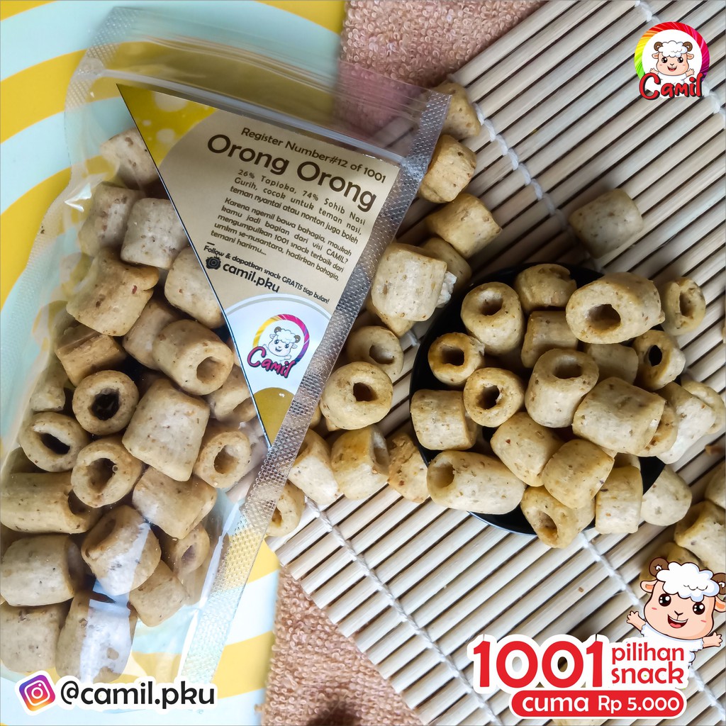 

[CAMIL REG.0012] ORONG ORONG , CEMILAN / SNACK ORONG ORONG