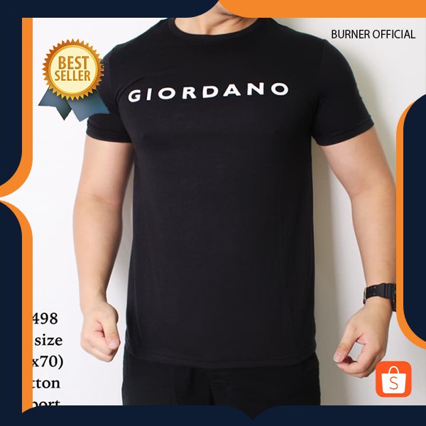 Baju kaos GIORDANO POLOS pria / baju kaos distro pria