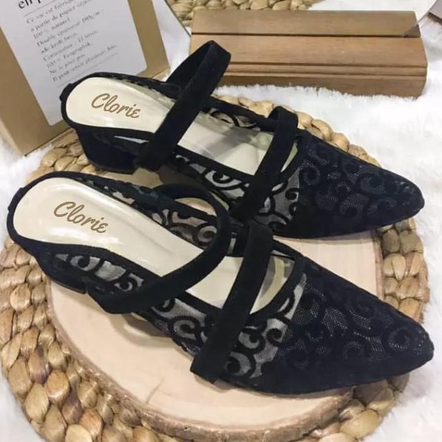 Stok Banyak⁑ SANDAL HAK TAHU BRUKAT APOLLO TINGGI 5CM BR01 52 ✬