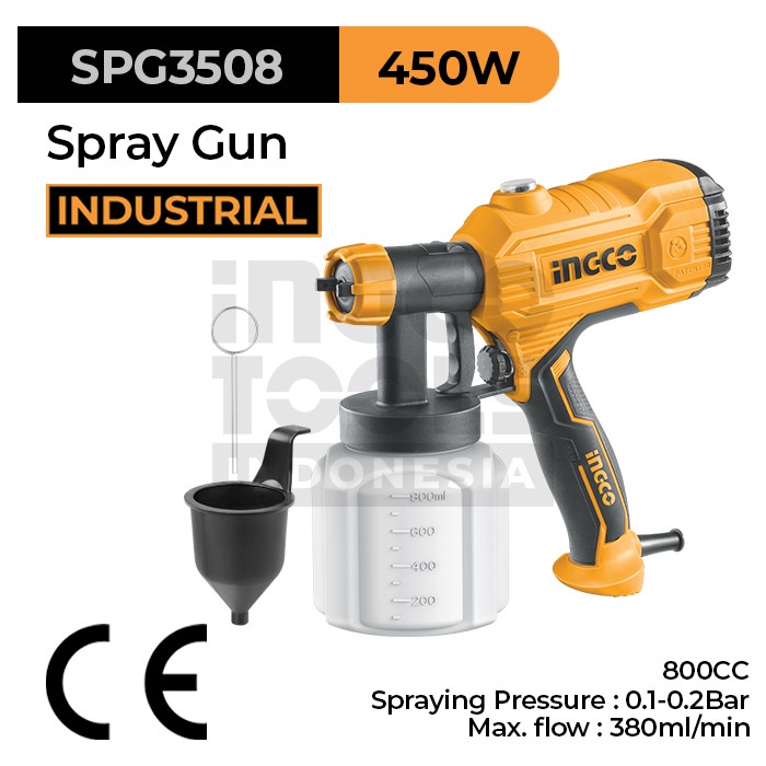 spray paint gun  800cc  ingco spg3508   cat semprot bodi body mobil listrik