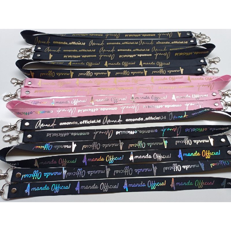 

LANYARD MASKER KPOP CUSTOM NAMA/TULISAN LOGO