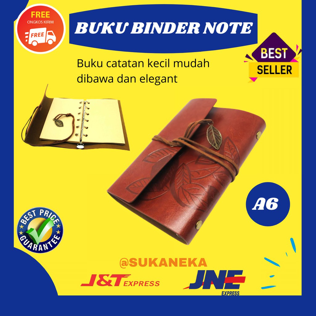 

Buku Jurnal Diary Note Agenda Catatan Harian Kecil Cover Kulit Retro