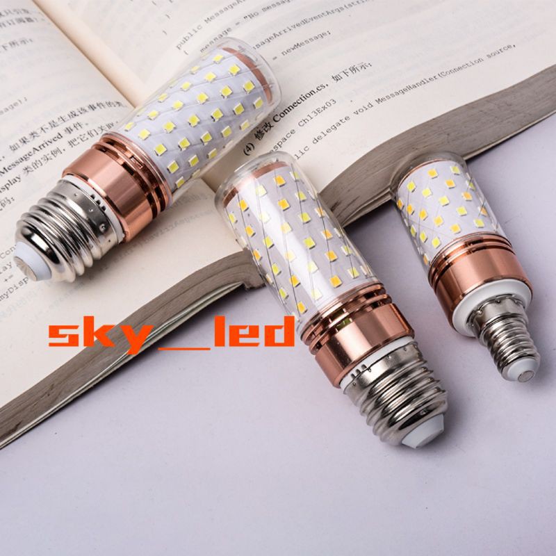 LAMPU LED 3 WARNA CAHAYA /LAMPU CANDEL MODEL JAGUNG / FITTING PUTAR E27 / E14