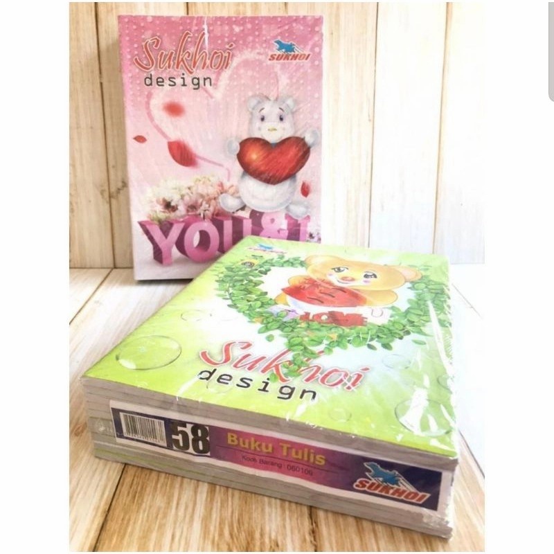 

Buku Tulis 58 lembar 1 pack isi 58 lembar sukhoi /you
