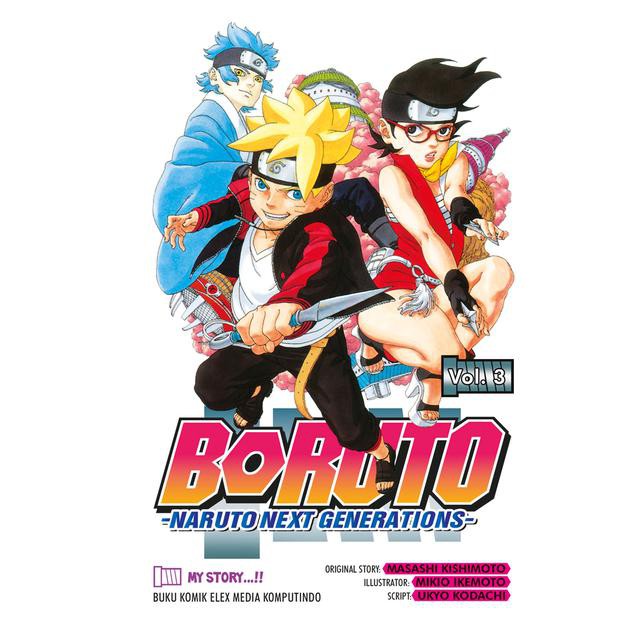  komik  seri Boruto  Naruto Next Generation Shopee 