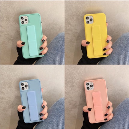 Soft case silikon dengan bracket magnetik Untuk iphone 14 13 pro max 12 12pro 11 pro max Xs max X 12 mini