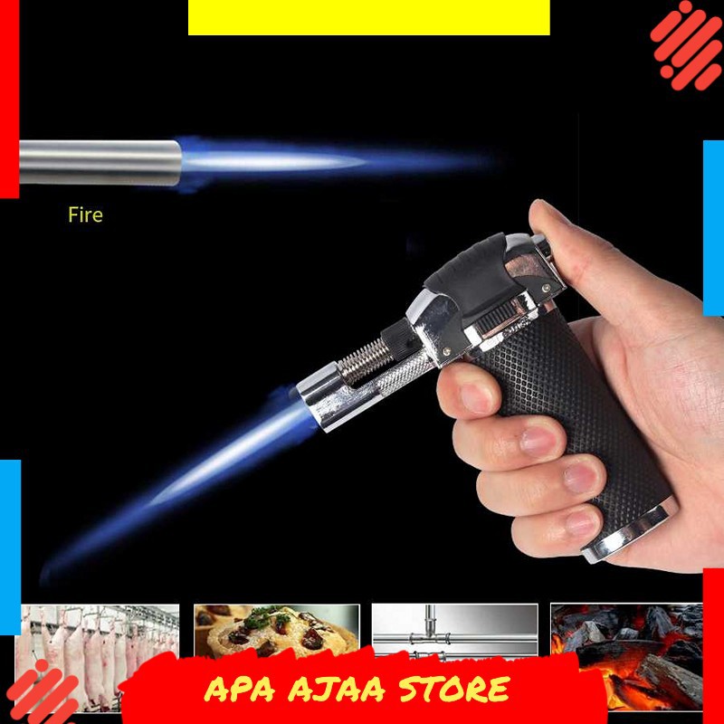 Termurah ! Yofeil Mancis Korek Api Gas Butane Torch Model Flame Gun - TS-19