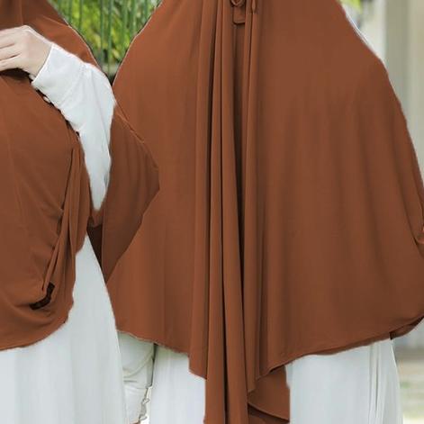 ✯ Bergo Tali Hijab Kerudung Khimar Instan Maryam Tali Tanpa Pet Jersey - rose ☏