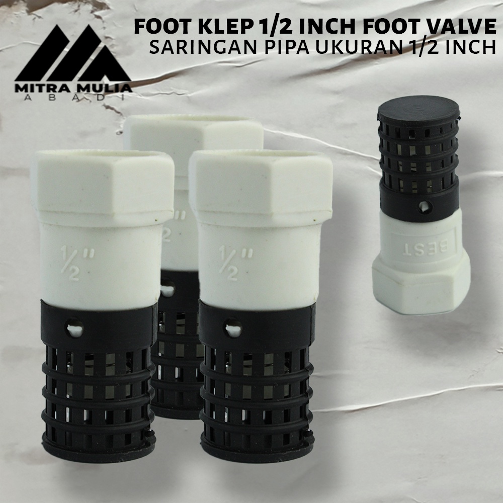 Foot Klep / Foot Valve (Saringan Pipa) 1/2 Inci