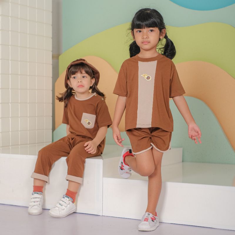 MIKO SET - Promo 10.10 Baju Setelan Anak Bayi Baby Kids Cewek Cowok Perempuan LakiLaki Lucu Murah katun 1 2 3 4