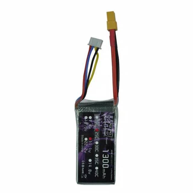 Baterai Lipo HRB 1300 3s 30c - 50c 11.1volt XT60 RC Pesawat Mobil Boat Airsoft