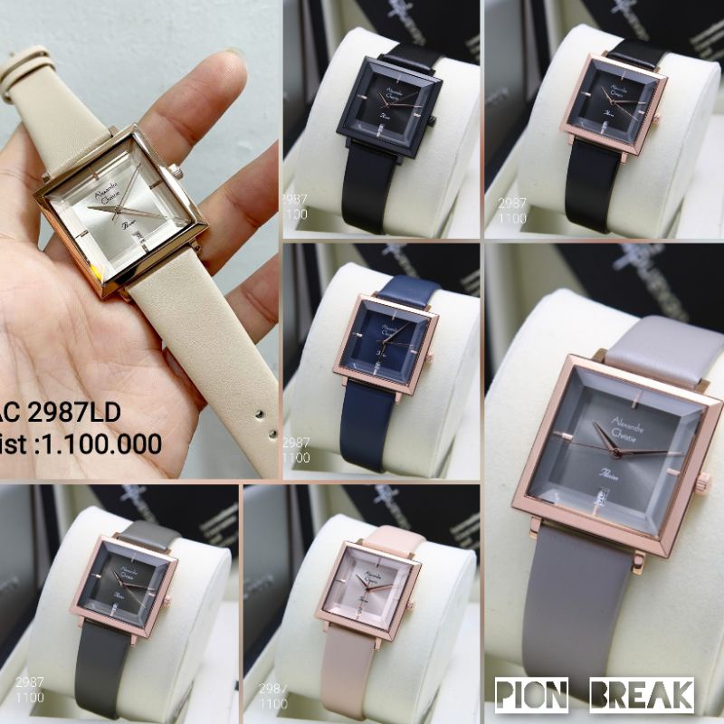 JAM TANGAN WANITA ALEXANDRE CHRISTIE AC 2987 CEWEK | AC2987 WANITA KULIT LEATHER ORIGINAL