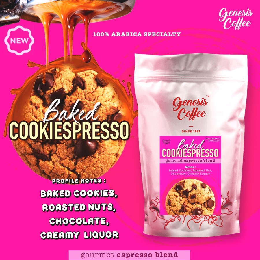 

BAKED COOKIESPRESSO - GOURMET ESPRESSO BLEND - ARABICA SPECIALTY 100%