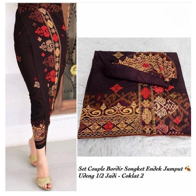 kamen couple songket bali