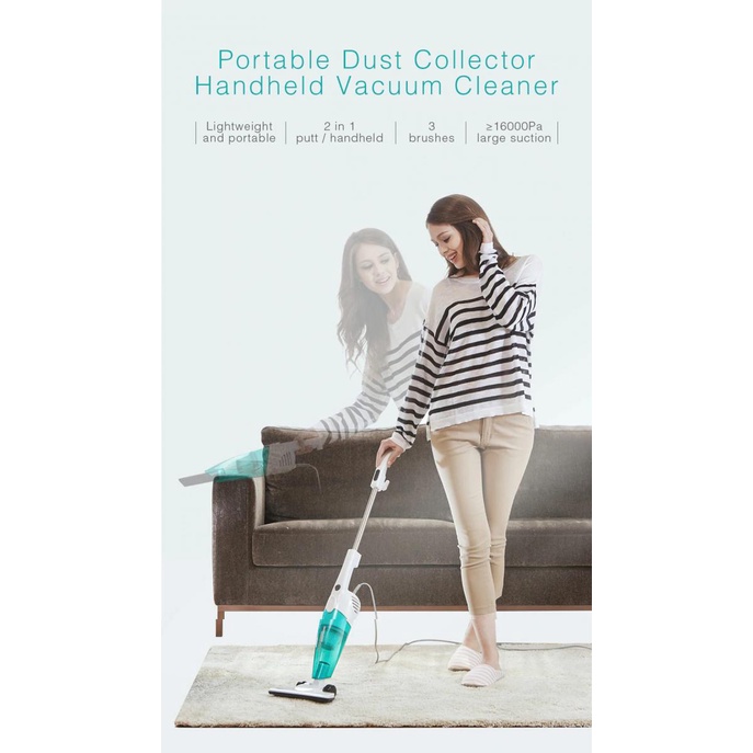 Penyedot Debu Deerma DX118C Handheld Vacuum Cleaner