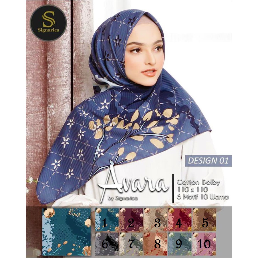 HIJAB SEGI EMPAT AVARA DESIGN#01 BY Signarica