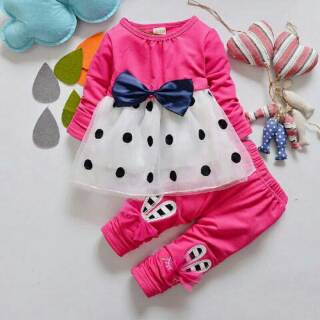  Baju  Anak  Korea Umur  1 2 3 4 5  Tahun  TK Set Stelan Setelan 