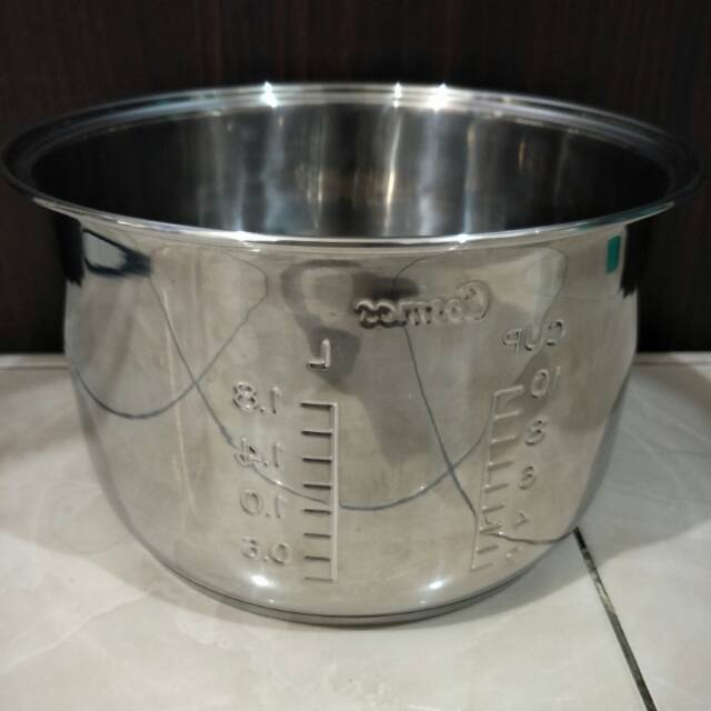 Daleman panci rice cooker cosmos stainless