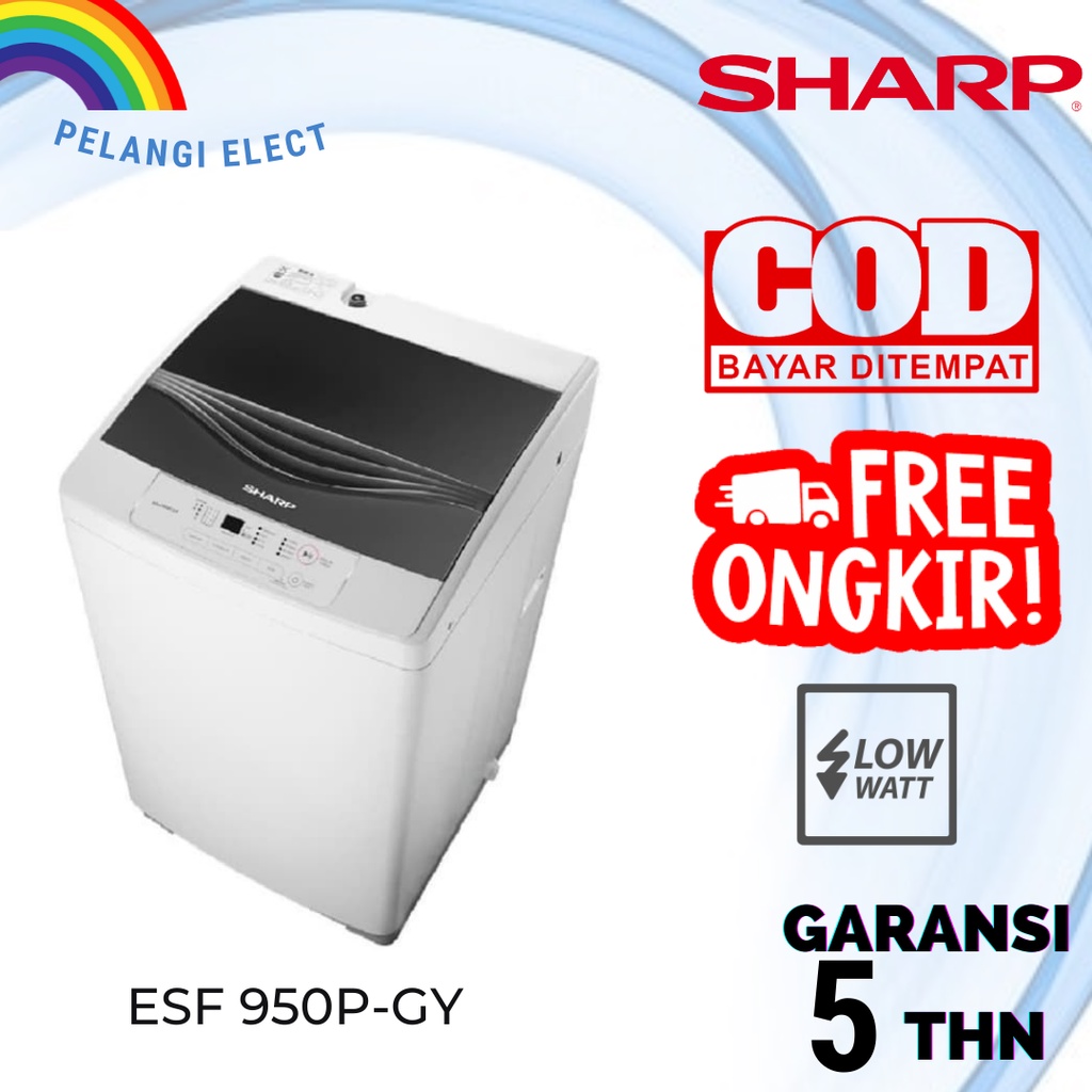 Jual Mesin Cuci Tabung Sharp Esf P Kg Full Otomatis Low Watt