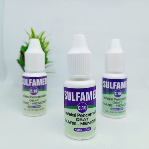 Sulfamed Obat Diare Mencret Kucing Anjing 10 ML