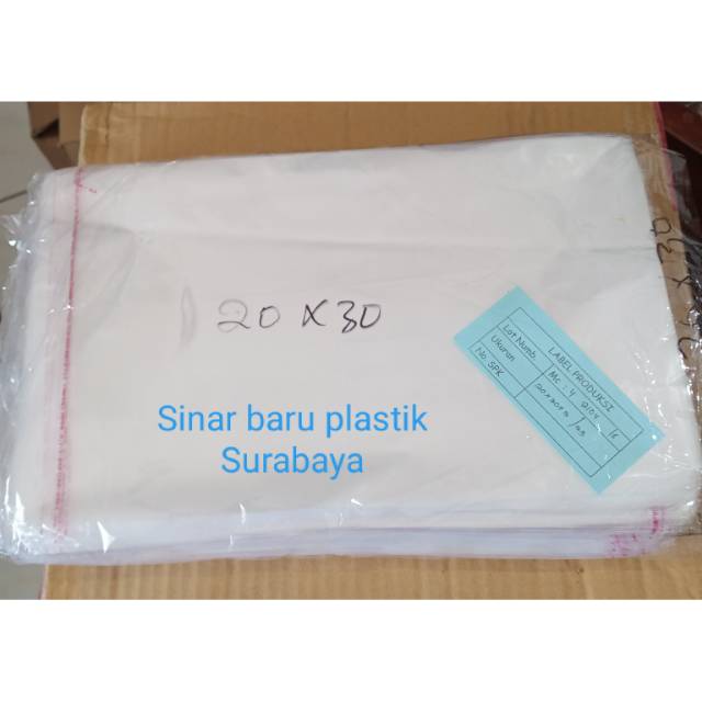 

Plastik lem 20x30 cm isi 100 lembar