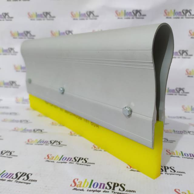 GAGANG RAKEL BESAR ALUMUNIUM + RAKEL KUNING KOTAK P. 33CM 9mmX50mm