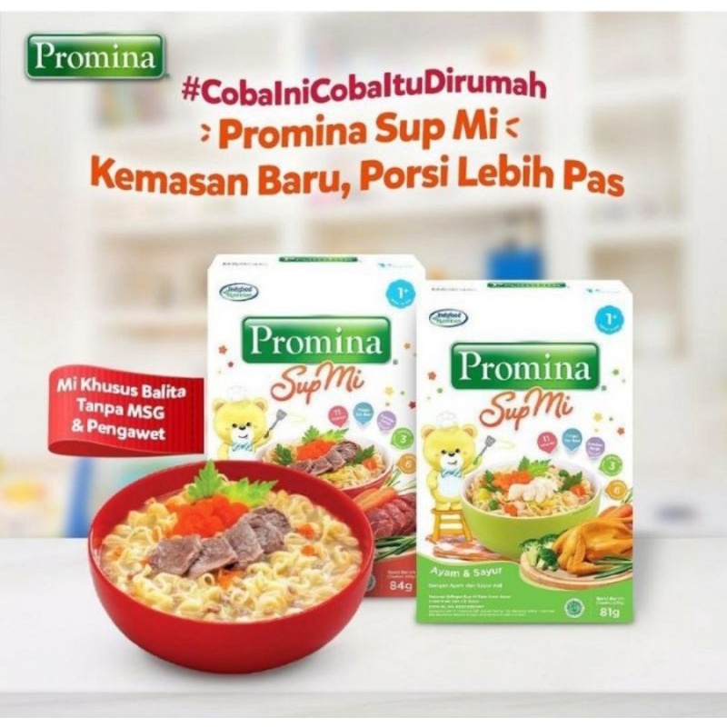 Promina Sup Mi 81gr/Mie Bayi Anak Promina/Makanan Selingan Mie Balita