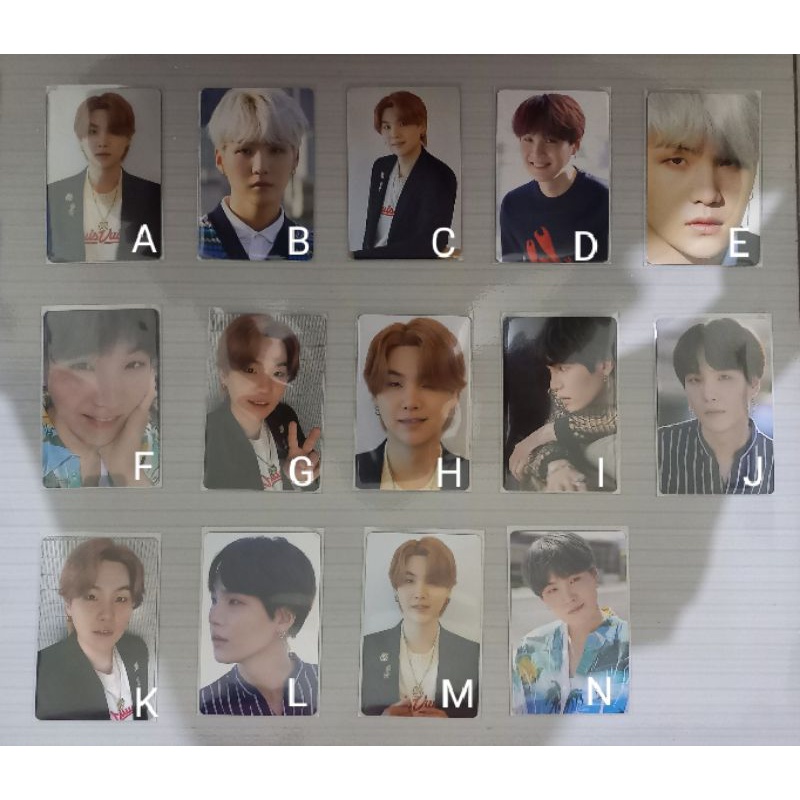 SHARING DICON BTS 101 PHOTOCARD OFFICIAL SUGA