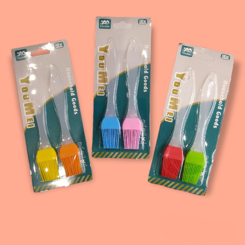 Kuas Silikon Oles Kue Roti -MM589 Silicone Brush Mentega