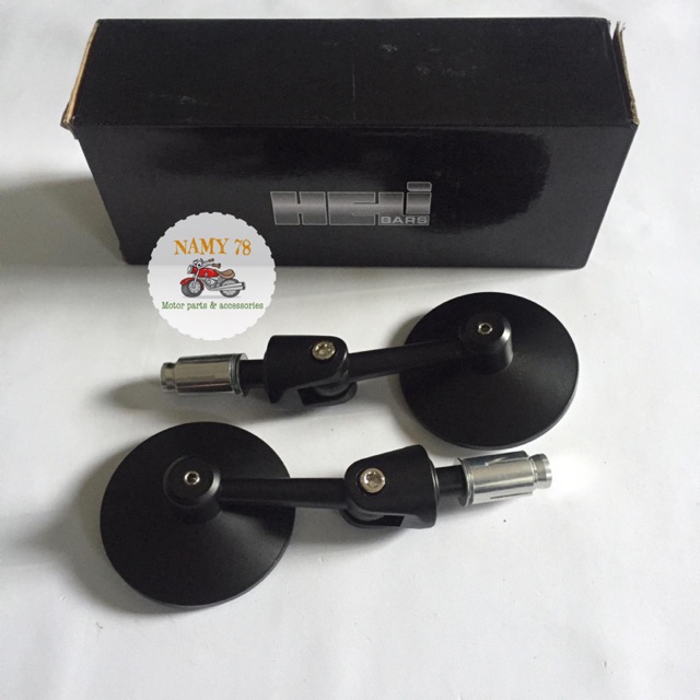 Spion variasi jalu bulat hitam honda cb gl tiger custom sport japs