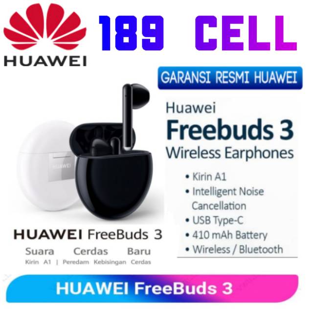 HUAWEI FREEBUDS 3 GARANSI RESMI HUAWEI INDONESIA