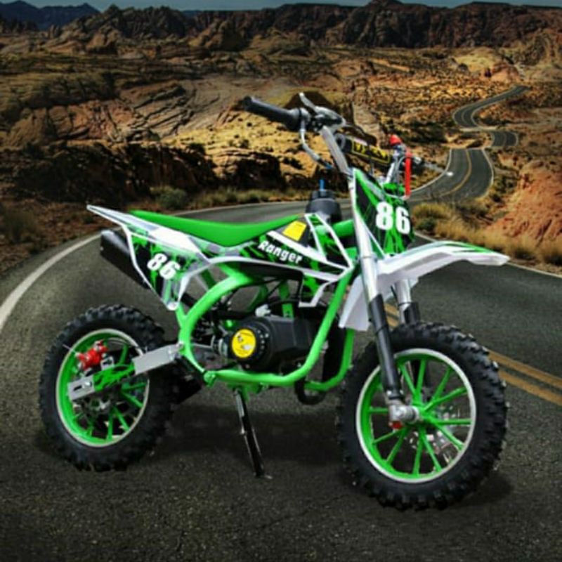 Promo murah      Motor mini trail MT4 Ranger 50 cc mesin 2 tak