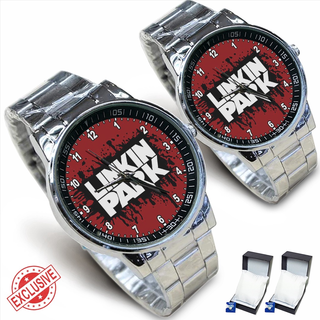 Jam Tangan Rantai Couple LINKIN PARK - 1 (Awesome)