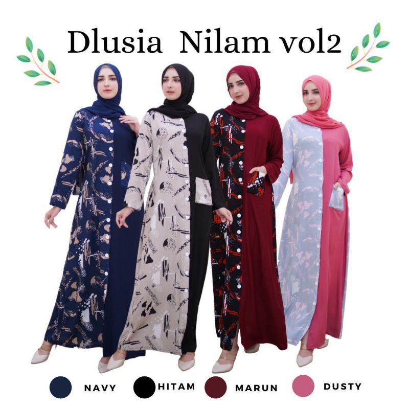 aisyahproduk | Daster arab Dlusia NILAM by Dlusia