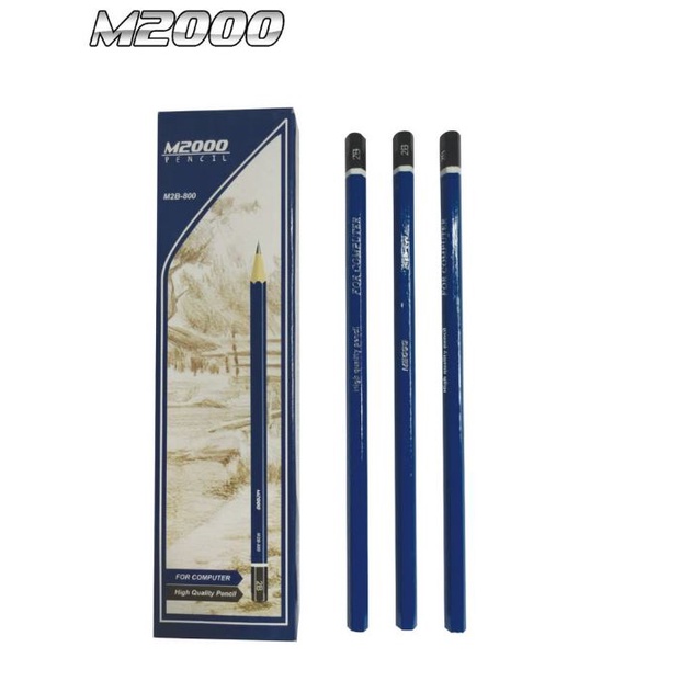 #LC-ATK Pensil Kayu M2000 M2B-900 / 2B / 1 BOX 12 PCS