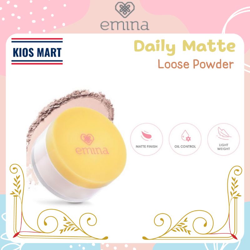 Emina Daily Matte Loose Powder 20g | Bedak Tabur